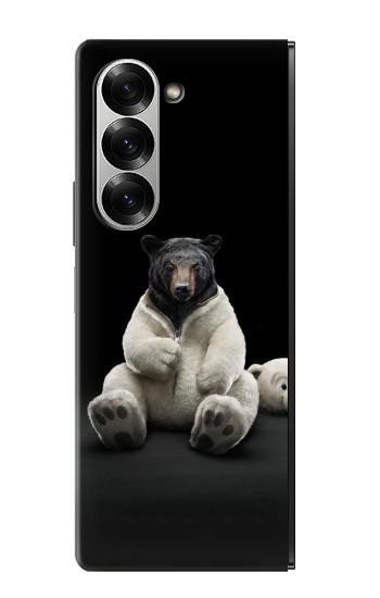 S0878 Black Bear Case For Samsung Galaxy Z Fold 7