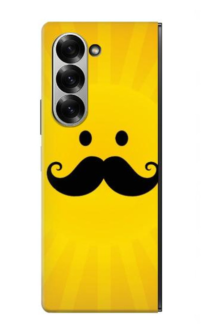 S1145 Yellow Mustache Sun Case For Samsung Galaxy Z Fold 7
