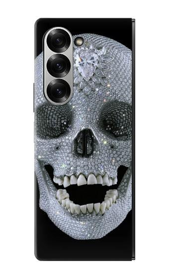 S1286 Diamond Skull Case For Samsung Galaxy Z Fold 7