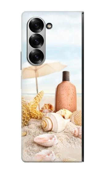 S1425 Seashells on The Beach Case For Samsung Galaxy Z Fold 7