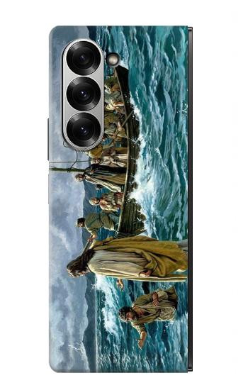 S1722 Jesus Walk on The Sea Case For Samsung Galaxy Z Fold 7