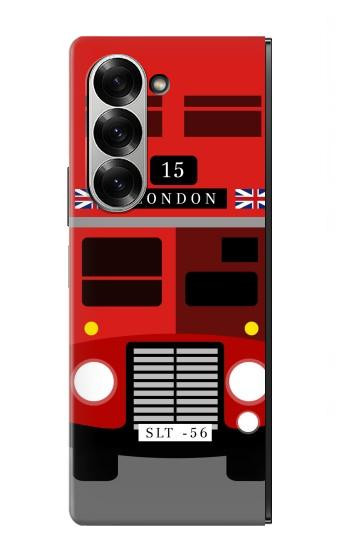 S2058 England British Double Decker Bus Case For Samsung Galaxy Z Fold 7