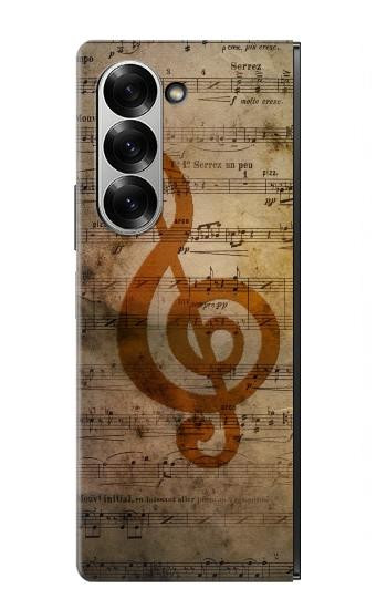 S2368 Sheet Music Notes Case For Samsung Galaxy Z Fold 7