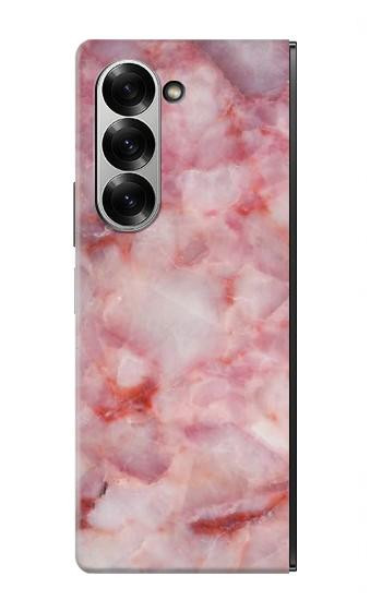 S2843 Pink Marble Texture Case For Samsung Galaxy Z Fold 7
