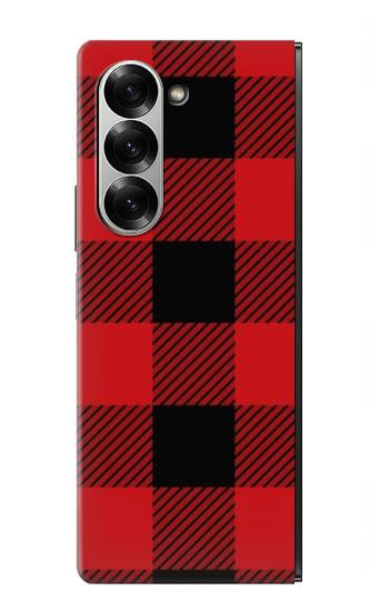 S2931 Red Buffalo Check Pattern Case For Samsung Galaxy Z Fold 7