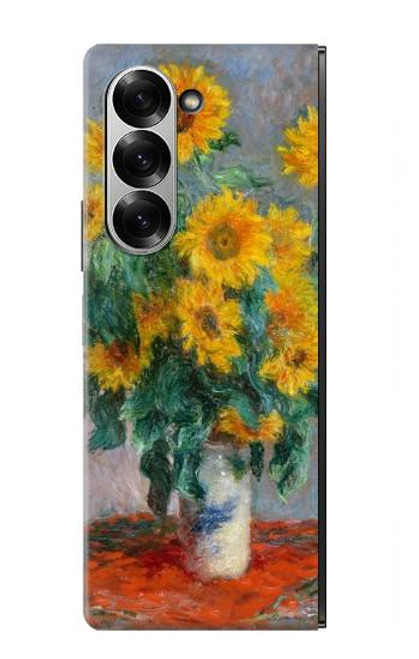S2937 Claude Monet Bouquet of Sunflowers Case For Samsung Galaxy Z Fold 7