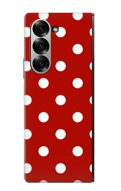S2951 Red Polka Dots Case For Samsung Galaxy Z Fold 7