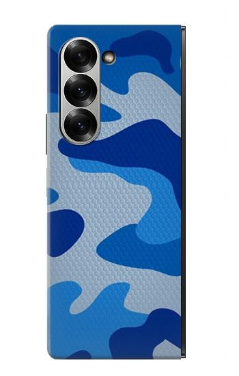 S2958 Army Blue Camo Camouflage Case For Samsung Galaxy Z Fold 7