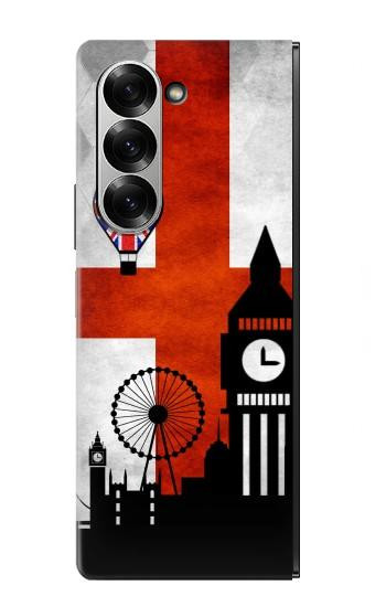 S2979 England Football Soccer Case For Samsung Galaxy Z Fold 7