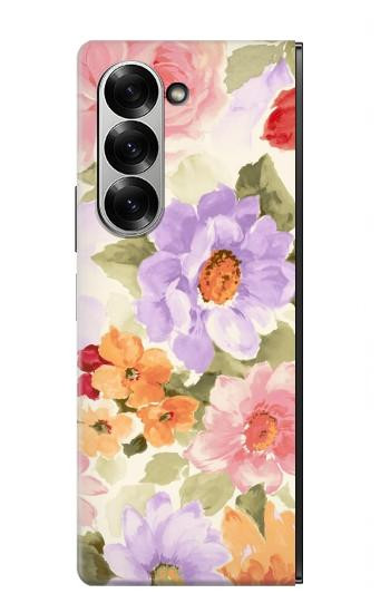 S3035 Sweet Flower Painting Case For Samsung Galaxy Z Fold 7