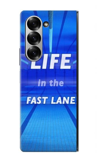 S3136 Life in the Fast Lane Swimming Pool Case For Samsung Galaxy Z Fold 7