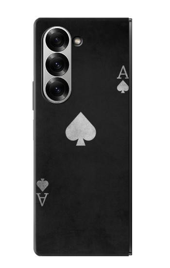 S3152 Black Ace of Spade Case For Samsung Galaxy Z Fold 7
