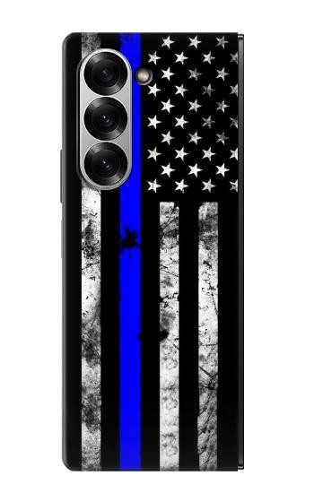 S3244 Thin Blue Line USA Case For Samsung Galaxy Z Fold 7