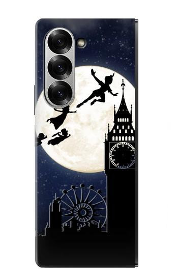 S3249 Peter Pan Fly Full Moon Night Case For Samsung Galaxy Z Fold 7