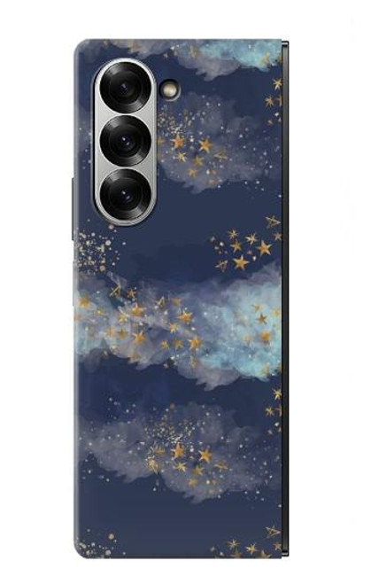 S3364 Gold Star Sky Case For Samsung Galaxy Z Fold 7 S3364 Gold Star Sky Case For Samsung Galaxy Z Fold 7