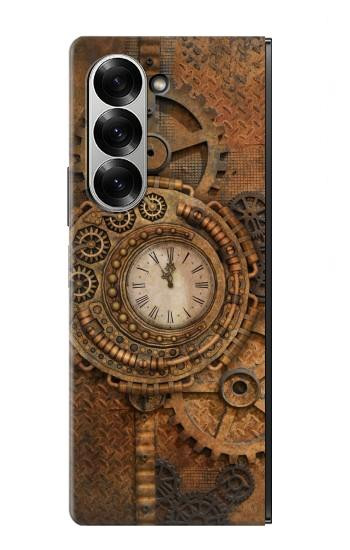 S3401 Clock Gear Steampunk Case For Samsung Galaxy Z Fold 7