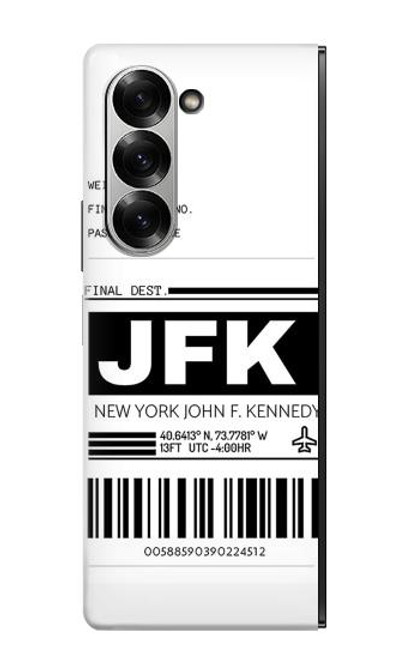 S3664 Airline Travel Luggage Label Case For Samsung Galaxy Z Fold 7