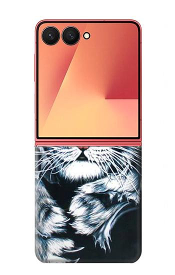 S0265 White Tiger Case For Samsung Galaxy Z Flip 7