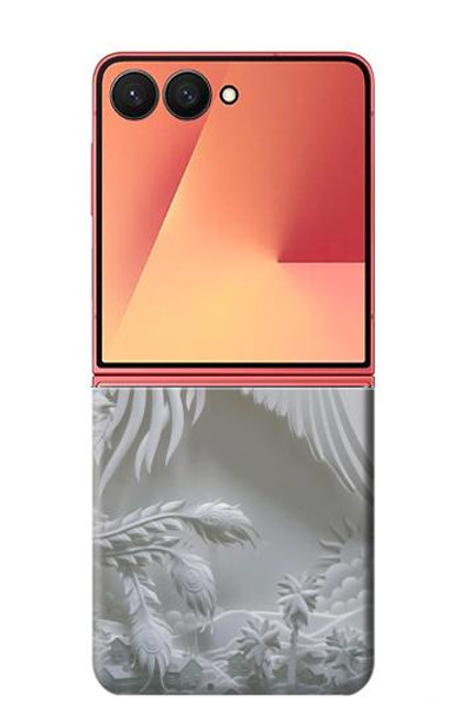 S0516 Phoenix Carving Case For Samsung Galaxy Z Flip 7