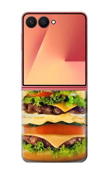 S0790 Hamburger Case For Samsung Galaxy Z Flip 7