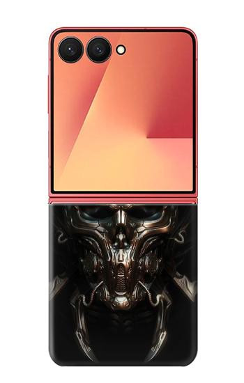 S1027 Hardcore Metal Skull Case For Samsung Galaxy Z Flip 7