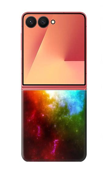 S2312 Colorful Rainbow Space Galaxy Case For Samsung Galaxy Z Flip 7