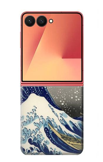 S2389 Hokusai The Great Wave off Kanagawa Case For Samsung Galaxy Z Flip 7