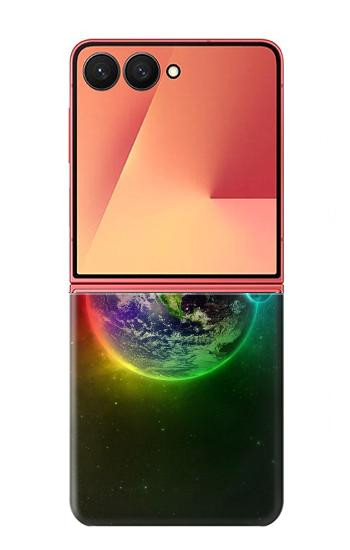S2570 Colorful Planet Case For Samsung Galaxy Z Flip 7