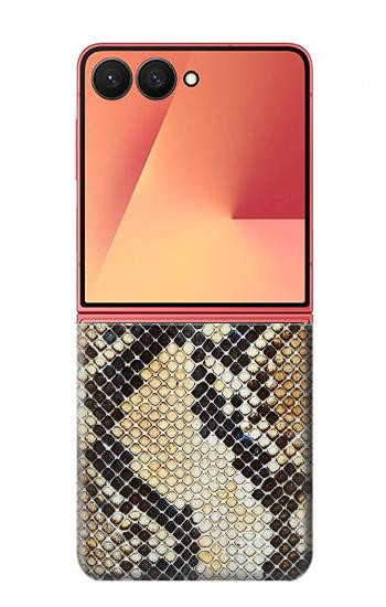 S2703 Snake Skin Texture Graphic Printed Case For Samsung Galaxy Z Flip 7