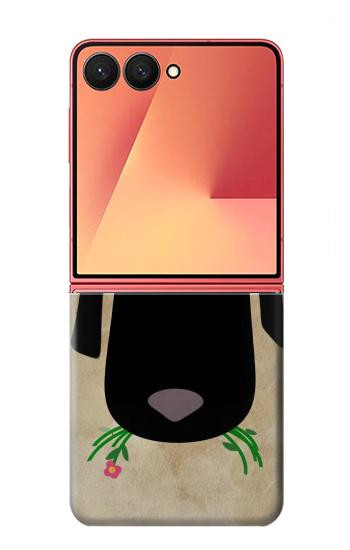 S2826 Cute Cartoon Unsleep Black Sheep Case For Samsung Galaxy Z Flip 7