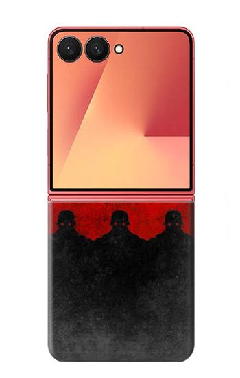 S2917 Biohazards Virus Red Alert Case For Samsung Galaxy Z Flip 7