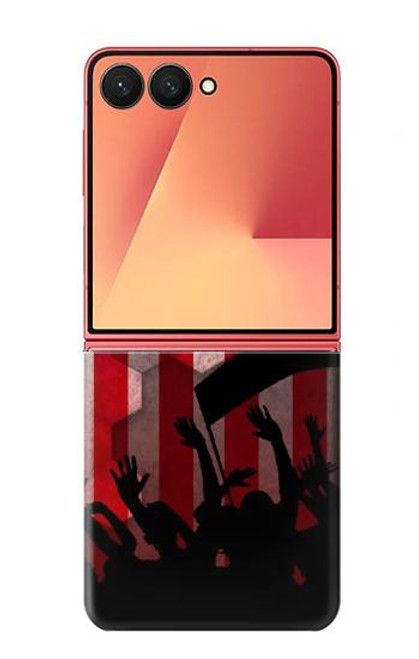 S2989 USA America Soccer Case For Samsung Galaxy Z Flip 7