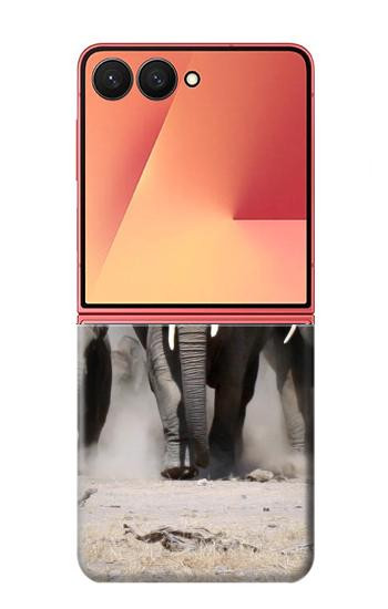 S3142 African Elephant Case For Samsung Galaxy Z Flip 7