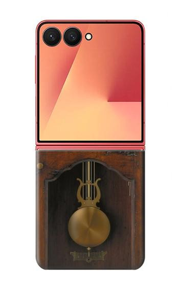 S3173 Grandfather Clock Antique Wall Clock Case For Samsung Galaxy Z Flip 7