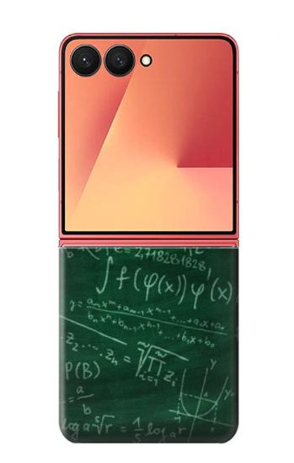 S3190 Math Formula Greenboard Case For Samsung Galaxy Z Flip 7