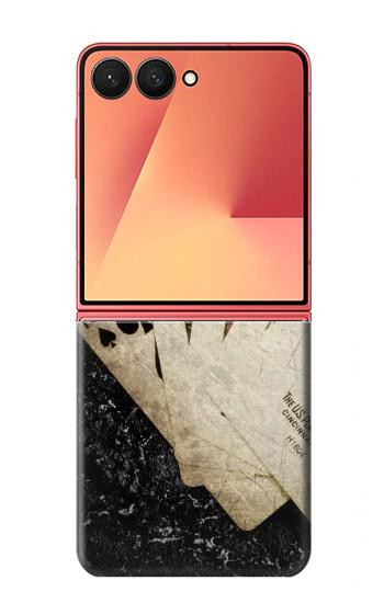 S3231 Vintage Royal Straight Flush Cards Case For Samsung Galaxy Z Flip 7