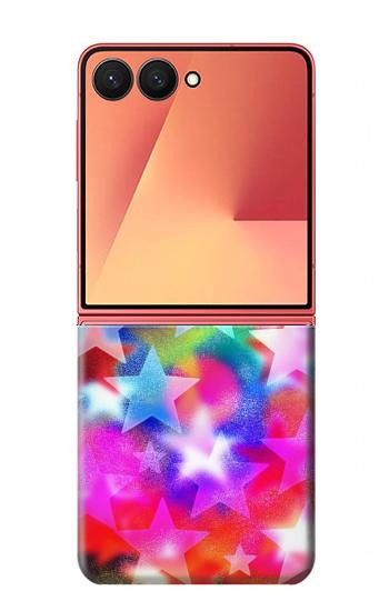 S3292 Colourful Disco Star Case For Samsung Galaxy Z Flip 7