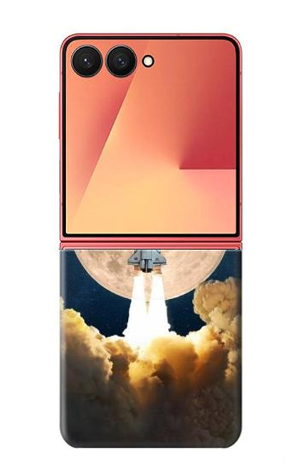 S3859 Bitcoin to the Moon Case For Samsung Galaxy Z Flip 7