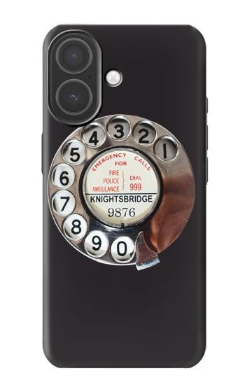 S0059 Retro Rotary Phone Dial On Case For iPhone 17