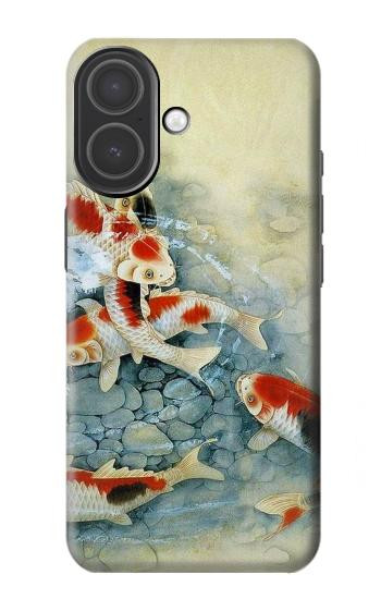 S1654 Koi Carp Fish Art Painting Case For iPhone 17