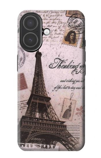 S2211 Paris Postcard Eiffel Tower Case For iPhone 17