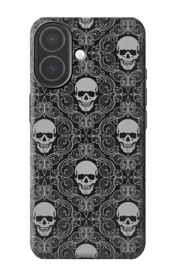 S2371 Skull Vintage Monochrome Pattern Case For iPhone 17