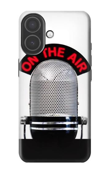 S2381 Vintage Radio Microphone On The Air Case For iPhone 17