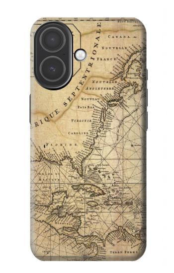 S2506 Exploration North America Map Case For iPhone 17