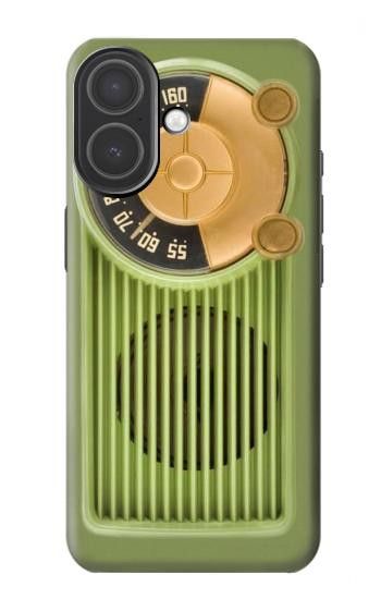 S2656 Vintage Bakelite Radio Green Case For iPhone 17