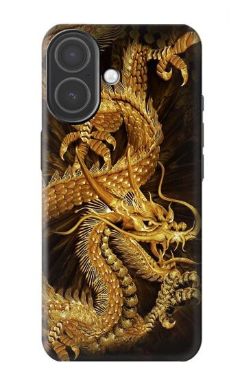 S2804 Chinese Gold Dragon Printed Case For iPhone 17