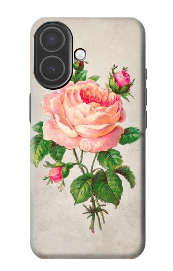 S3079 Vintage Pink Rose Case For iPhone 17