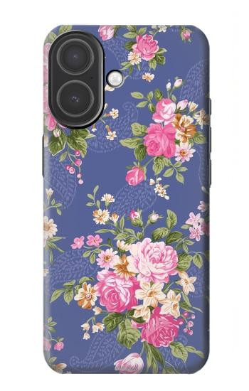 S3265 Vintage Flower Pattern Case For iPhone 17