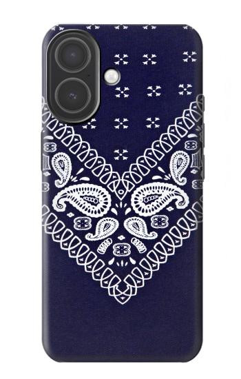 S3357 Navy Blue Bandana Pattern Case For iPhone 17