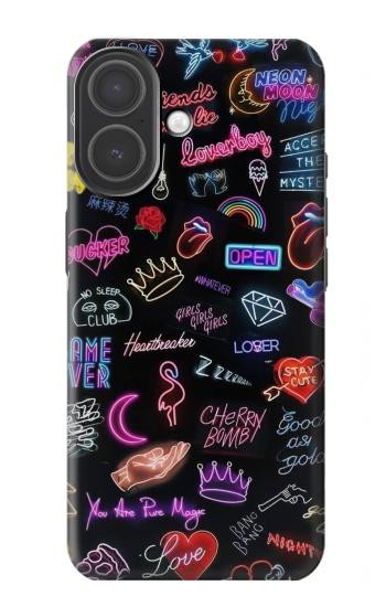 S3433 Vintage Neon Graphic Case For iPhone 17